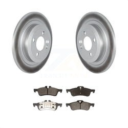 Rear Coated Disc Brake Rotors And Semi-Metallic Pads Kit For 2007-2008 Mini Cooper Convertible With 280mm Diameter Rotor KGF-102539