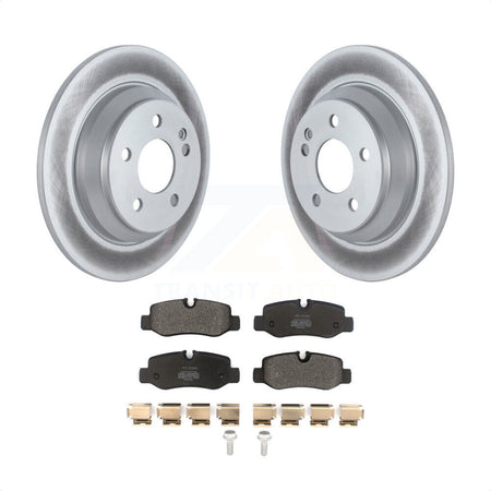 Rear Coated Disc Brake Rotors And Semi-Metallic Pads Kit For Mercedes-Benz Metris KGF-102540 by Transit Auto