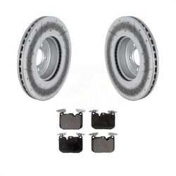Front Coated Disc Brake Rotors And Semi-Metallic Pads Kit For BMW 335i xDrive 435i 330i 340i 230i 440i Gran Coupe GT M240i ActiveHybrid 3 KGF-102566
