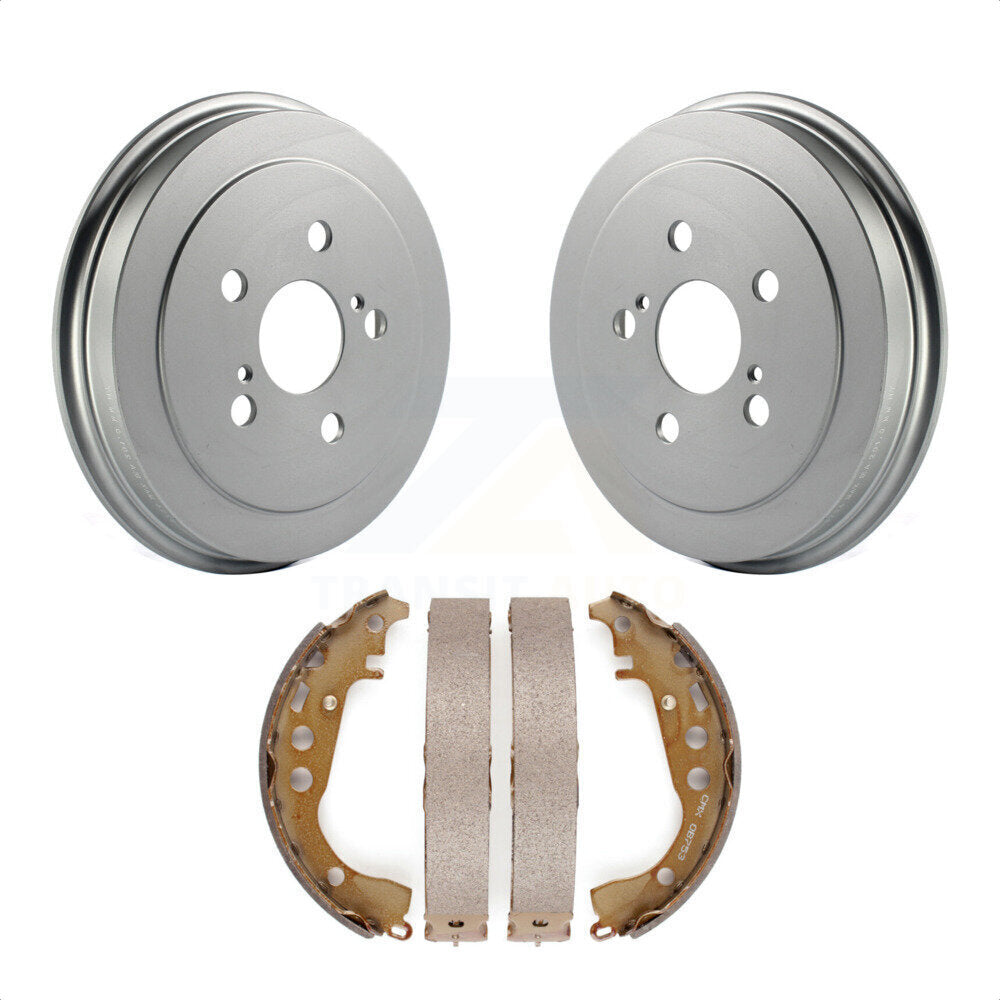 Rear Coated Brake Drum Shoes Kit For Toyota Corolla Prius Celica KGN-100032 by Transit Auto