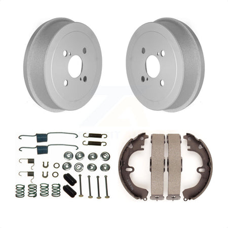 Rear Coated Brake Drum Shoes Spring Kit For Toyota Corolla KGN-100059 by Transit Auto