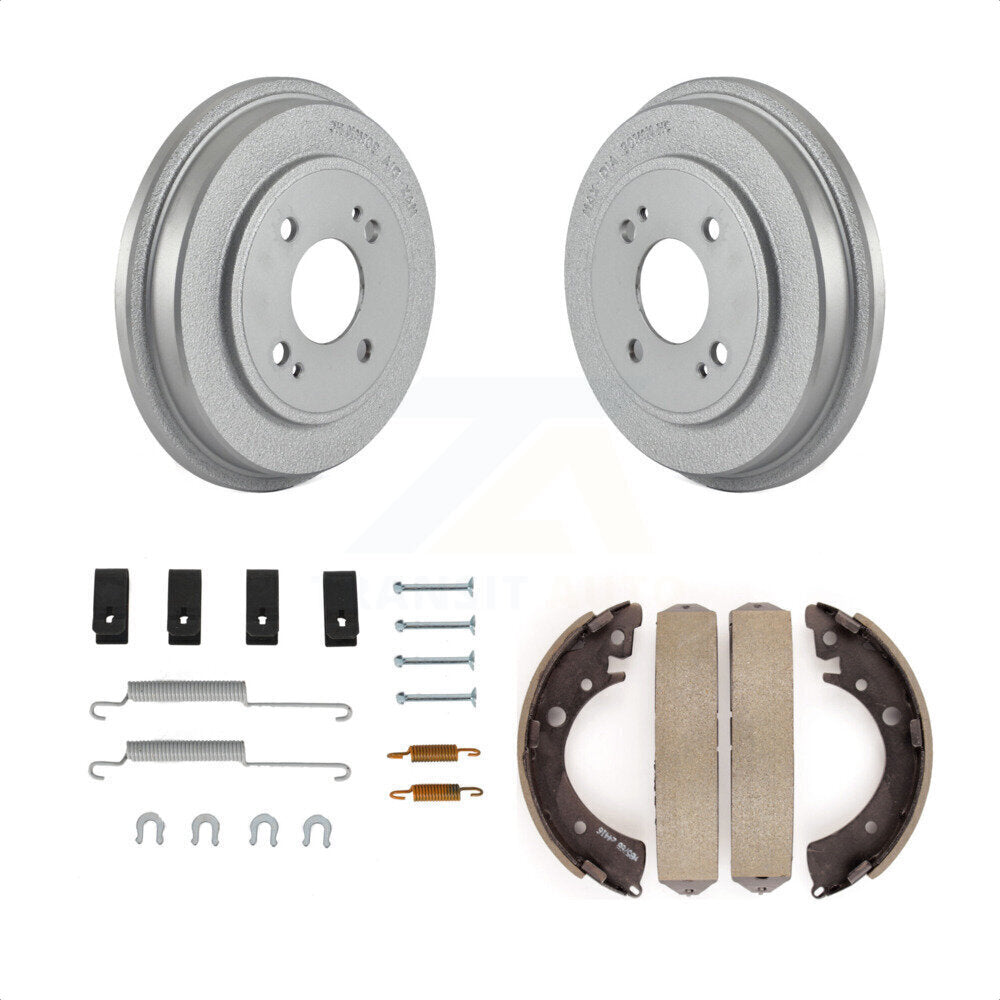 Rear Coated Brake Drum Shoes Spring Kit For Honda Civic KGN-100066 by Transit Auto