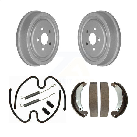 Rear Coated Brake Drum Shoes Spring Kit For 2003-2005 Chevrolet Cavalier Pontiac Sunfire KGN-100071 by Transit Auto