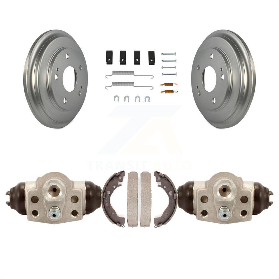 Rear Coated Brake Drum Shoes Spring And Cylinders Kit For Honda Civic KGN-100113 by Transit Auto