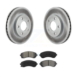 Front Coated Disc Brake Rotors And Semi-Metallic Pads Kit For Buick Rendezvous Pontiac Aztek KGS-100016