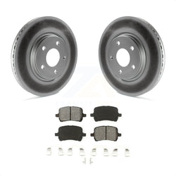Front Coated Disc Brake Rotors And Semi-Metallic Pads Kit For Chevrolet Malibu Pontiac G6 Cobalt Saturn Aura G5 KGS-100026