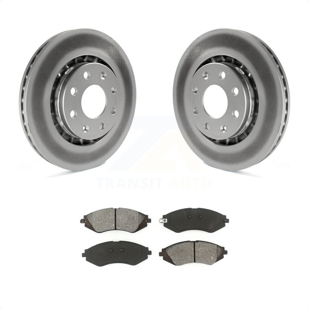 Front Coated Disc Brake Rotors And Semi-Metallic Pads Kit For Chevrolet Aveo Spark Aveo5 EV Pontiac G3 Daewoo Lanos Suzuki Wave Wave5 Swift+ KGS-100030 by Transit Auto