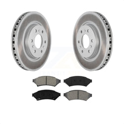 Front Coated Disc Brake Rotors And Semi-Metallic Pads Kit For Chevrolet Uplander Buick Terraza Pontiac Montana Saturn Relay KGS-100041