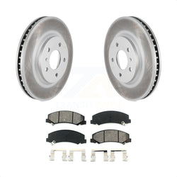 Front Coated Disc Brake Rotors And Semi-Metallic Pads Kit For Chevrolet Impala Buick Lucerne Limited Monte Carlo KGS-100044