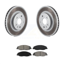 Front Coated Disc Brake Rotors And Semi-Metallic Pads Kit For Cadillac CTS KGS-100050