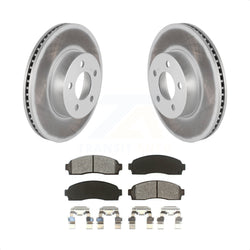 Front Coated Disc Brake Rotors And Semi-Metallic Pads Kit For Ford Ranger Explorer Sport Trac Mazda B4000 KGS-100083