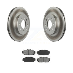 Front Coated Disc Brake Rotors And Semi-Metallic Pads Kit For Acura Integra Honda Civic KGS-100178