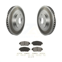 Front Coated Disc Brake Rotors And Semi-Metallic Pads Kit For 2004-2006 Lexus ES330 KGS-100228