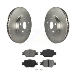 Front Coated Disc Brake Rotors And Semi-Metallic Pads Kit For Scion tC Toyota Celica KGS-100234