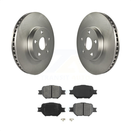 Front Coated Disc Brake Rotors And Semi-Metallic Pads Kit For Scion tC Toyota Celica KGS-100234 by Transit Auto