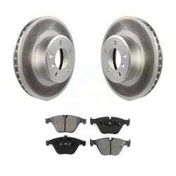 Front Coated Disc Brake Rotors And Semi-Metallic Pads Kit For BMW 530i 528i 525i 530xi 535xi xDrive 535i 528xi 525xi KGS-100334