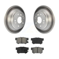 Rear Coated Disc Brake Rotors And Semi-Metallic Pads Kit For Acura TL Honda Element KGS-101318