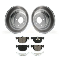 Rear Coated Disc Brake Rotors And Semi-Metallic Pads Kit For BMW 335i X1 xDrive 330i 335xi 335d 330xi 335is KGS-101386