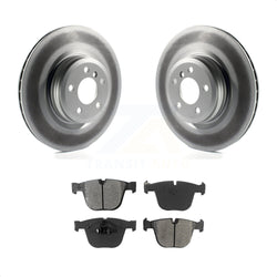 Rear Coated Disc Brake Rotors And Semi-Metallic Pads Kit For BMW 750Li xDrive 750i 550i GT Alpina B7 760Li B7L ActiveHybrid 7 KGS-101452