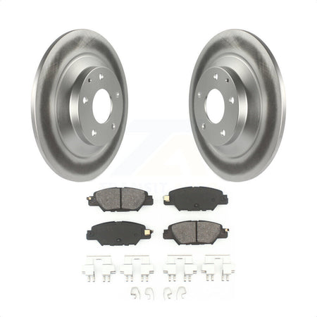 Rear Coated Disc Brake Rotors And Semi-Metallic Pads Kit For Mazda CX-5 KGS-101690 by Transit Auto