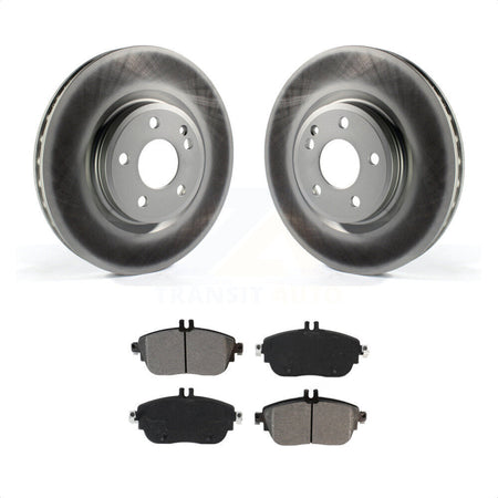 Front Coated Disc Brake Rotors And Semi-Metallic Pads Kit For Mercedes-Benz GLA250 CLA250 INFINITI QX30 KGS-101929 by Transit Auto