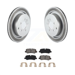Rear Coated Disc Brake Rotors And Semi-Metallic Pads Kit For Land Rover Range Sport LR4 LR3 KGS-102014
