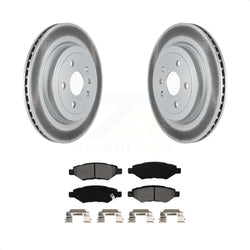 Rear Coated Disc Brake Rotors And Semi-Metallic Pads Kit For Cadillac CTS KGS-102150