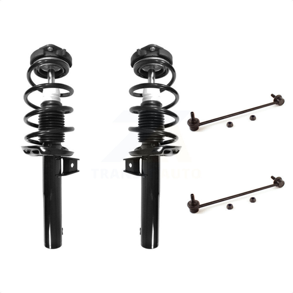 Front Complete Shock Assembly And TOR Link Kit For Volkswagen Jetta Passat Beetle CC Eos Golf Rabbit Audi A3 Quattro KSS-100482 by Transit Auto