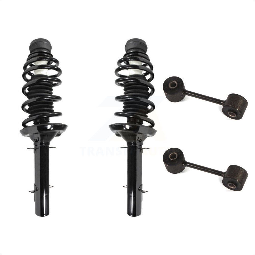 Front Complete Shock Assembly And TOR Link Kit For Volkswagen Jetta Beetle Golf City KSS-100490 by Transit Auto