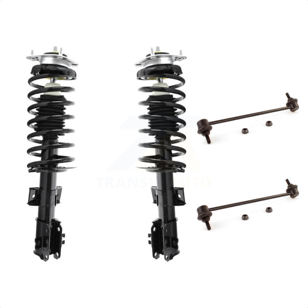 Front Complete Shock Assembly And TOR Link Kit For Volvo S70 850 V70 C70 KSS-100520 by Transit Auto