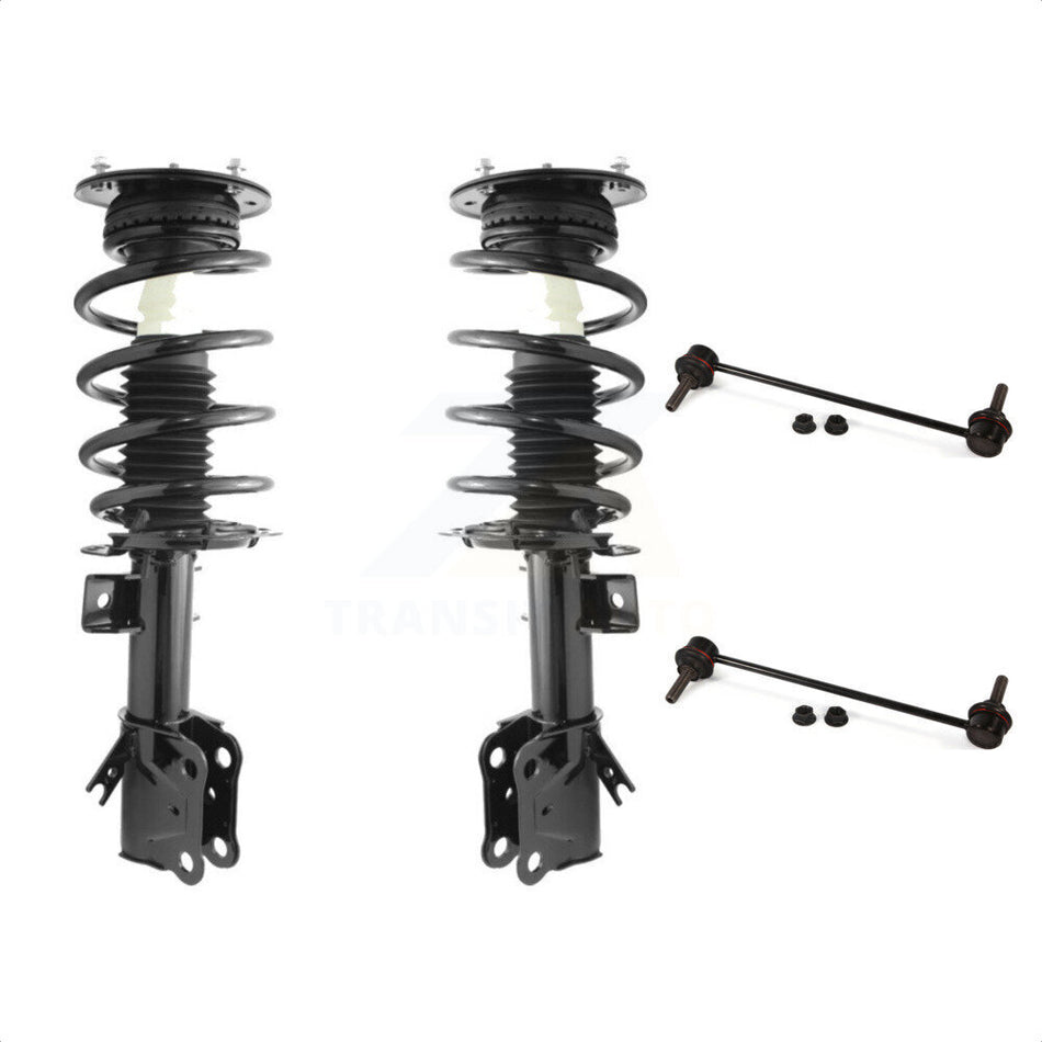 Front Complete Shock Assembly And TOR Link Kit For Ford Fusion KSS-100532 by Transit Auto