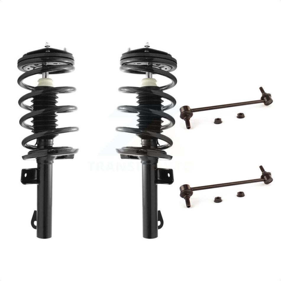 Front Complete Shock Assembly And TOR Link Kit For 2004-2007 Ford Freestar Mercury Monterey KSS-100539 by Transit Auto