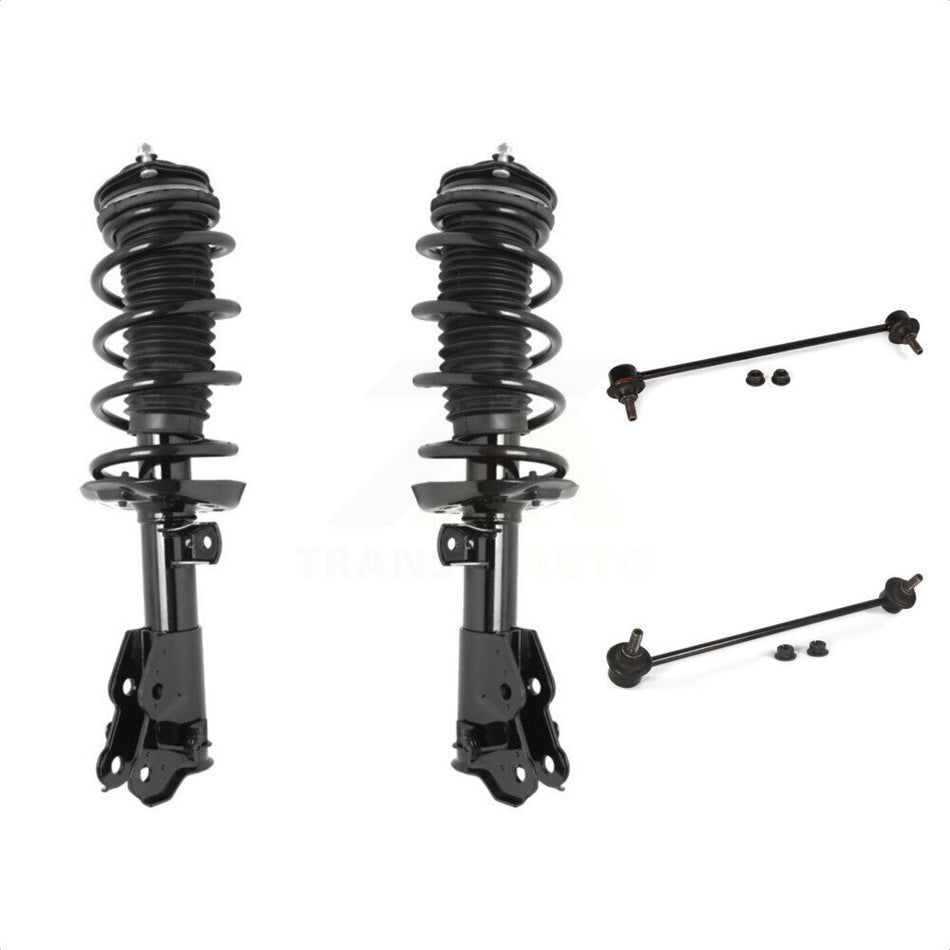 Front Complete Shock Assembly And TOR Link Kit For Honda Civic Excludes Sedan Si Models KSS-100581 by Transit Auto