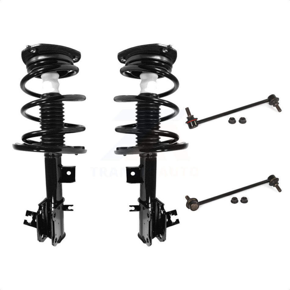 Front Complete Shock Assembly And TOR Link Kit For 2009-2014 Nissan Maxima KSS-100583 by Transit Auto