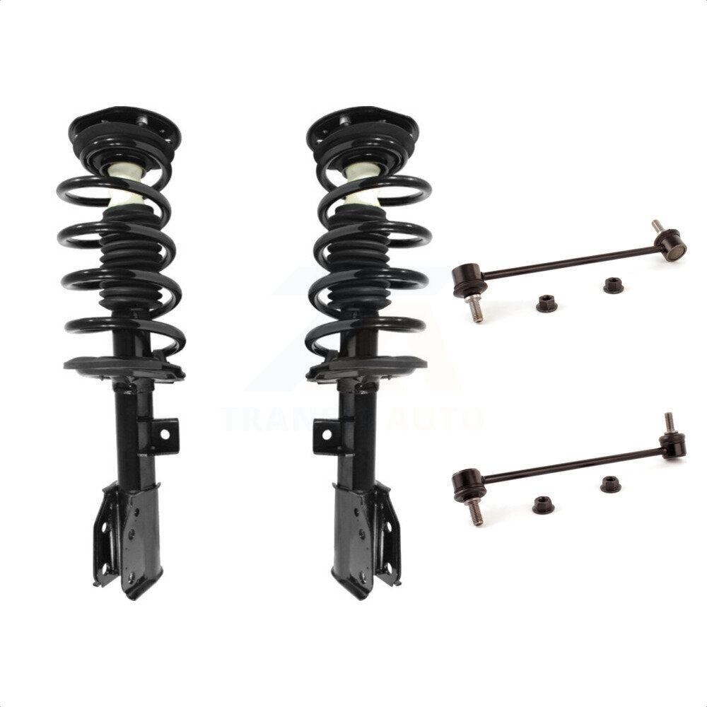 Front Complete Shock Assembly And TOR Link Kit For Chevrolet Equinox GMC Terrain Captiva Sport Excludes Models With 19" Wheels KSS-100592 by Transit Auto