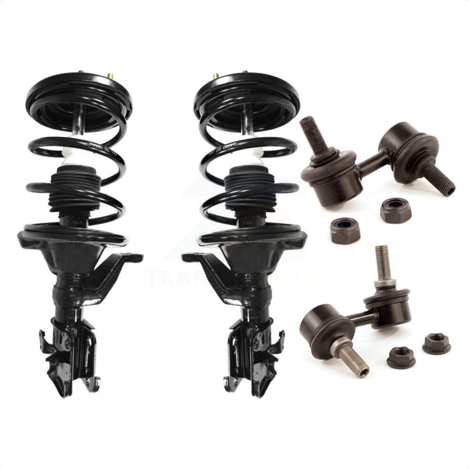 Front Complete Shock Assembly And TOR Link Kit For Honda Civic Acura EL KSS-100612 by Transit Auto