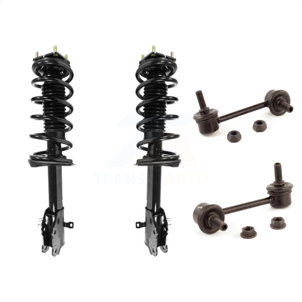 Front Complete Shock Assembly And TOR Link Kit For 2007-2012 Mazda CX-7 KSS-100618 by Transit Auto