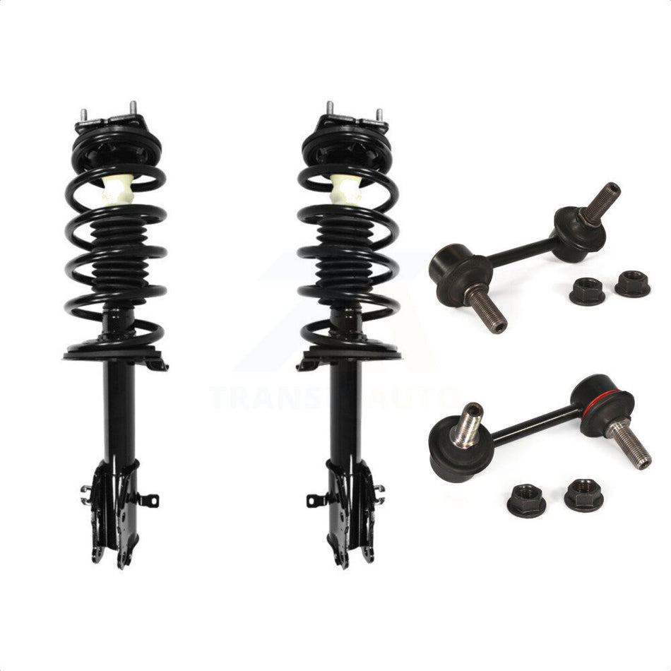 Front Complete Shock Assembly And TOR Link Kit For 2007-2015 Mazda CX-9 KSS-100619 by Transit Auto