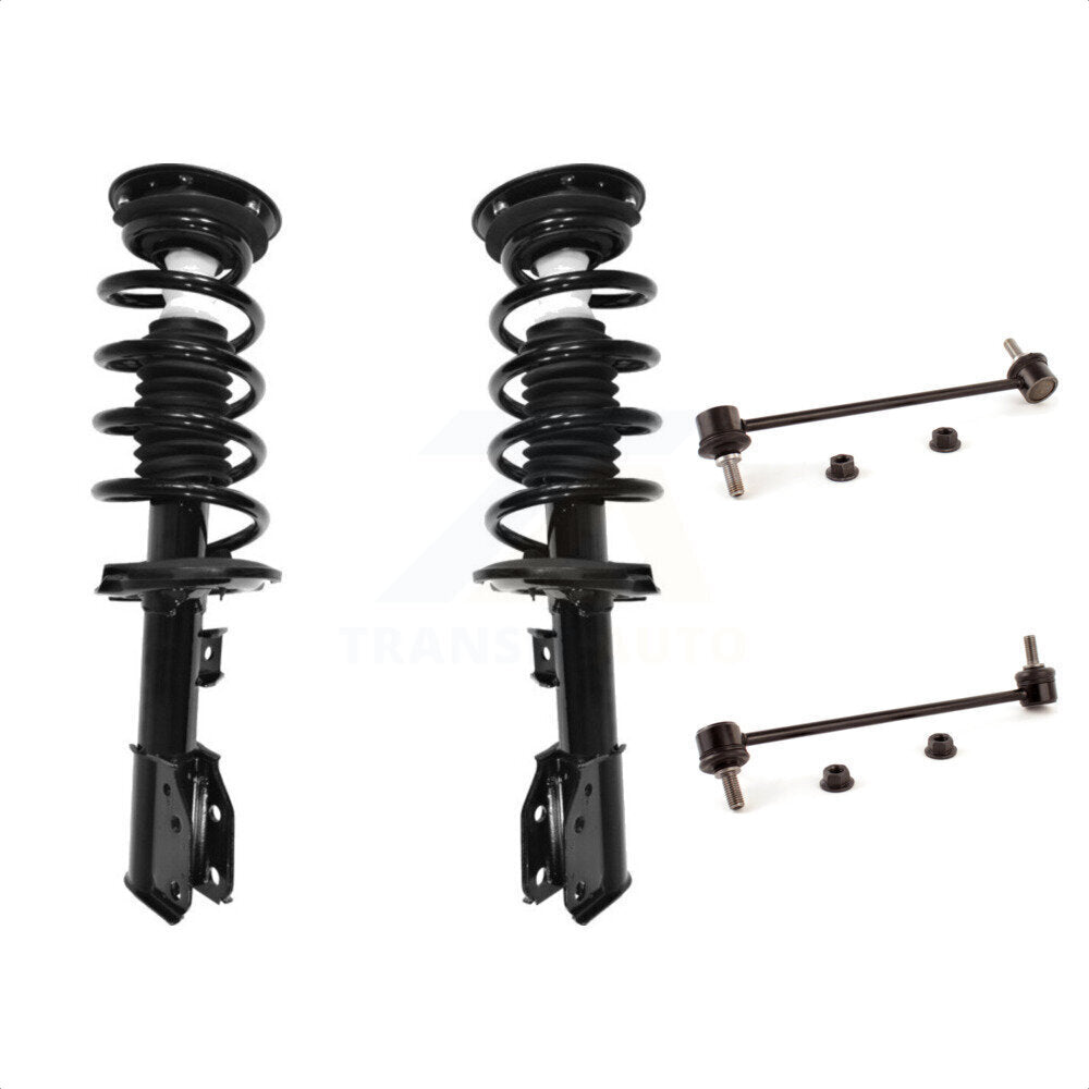 Front Complete Shock Assembly And TOR Link Kit For Saturn Vue Chevrolet Equinox KSS-100651 by Transit Auto