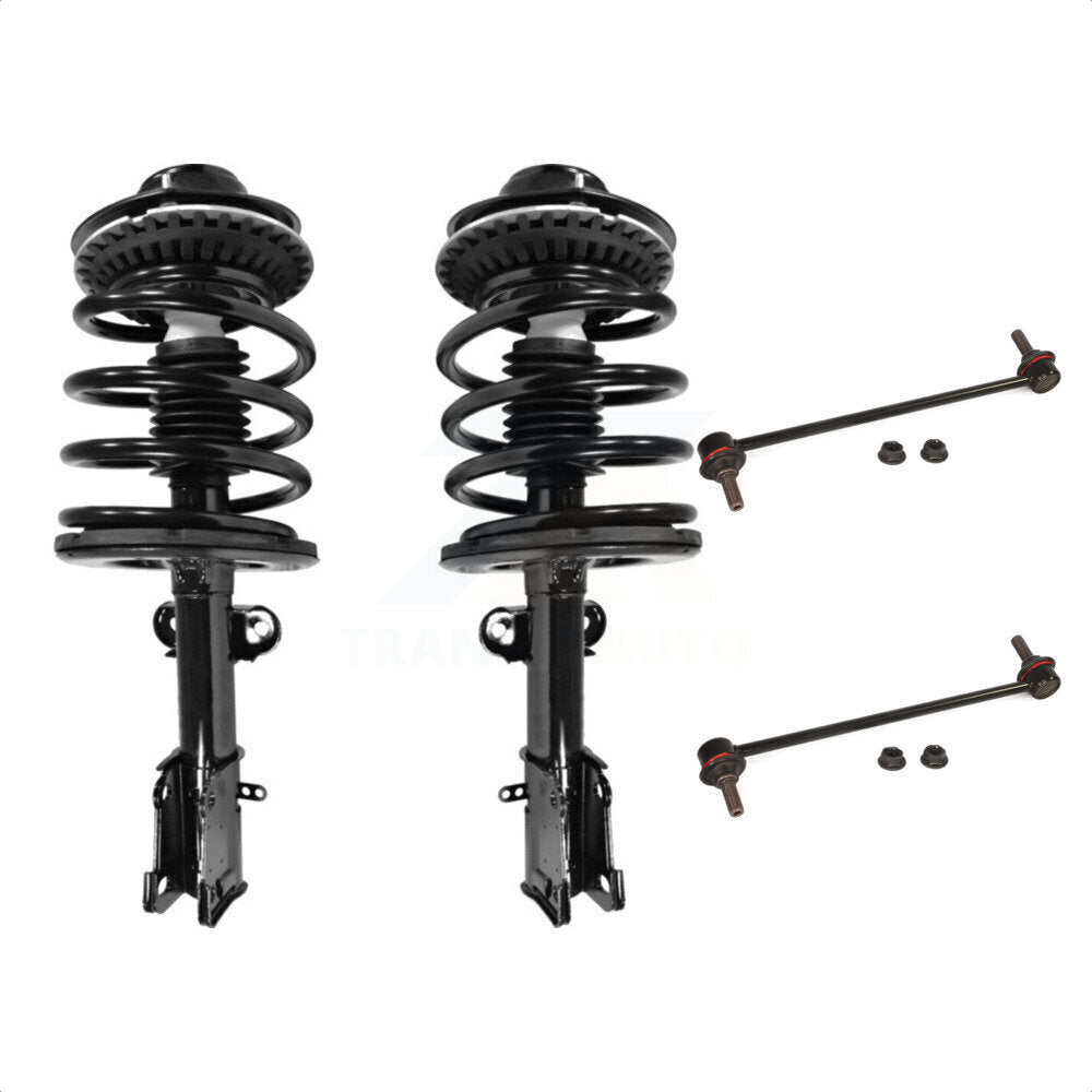 Front Complete Shock Assembly And TOR Link Kit For Dodge Chrysler Grand Caravan Town & Country Voyager KSS-100669 by Transit Auto