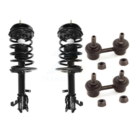 Front Complete Shock Assembly And TOR Link Kit For Toyota Corolla Chevrolet Prizm KSS-100686 by Transit Auto