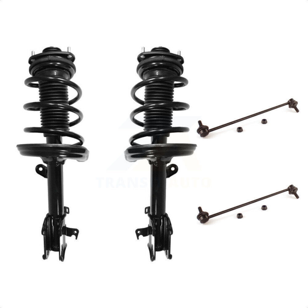 Front Complete Shock Assembly And TOR Link Kit For 2006-2014 Honda Ridgeline KSS-100725 by Transit Auto