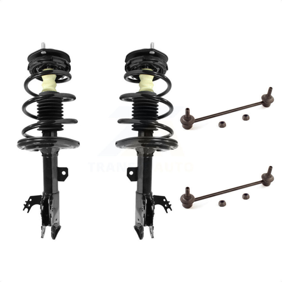 Front Complete Shock Assembly And TOR Link Kit For Toyota Camry Fits SE Models KSS-100758 by Transit Auto