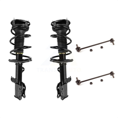 Front Complete Shock Assembly And TOR Link Kit For 2003-2008 Toyota Corolla KSS-100774 by Transit Auto