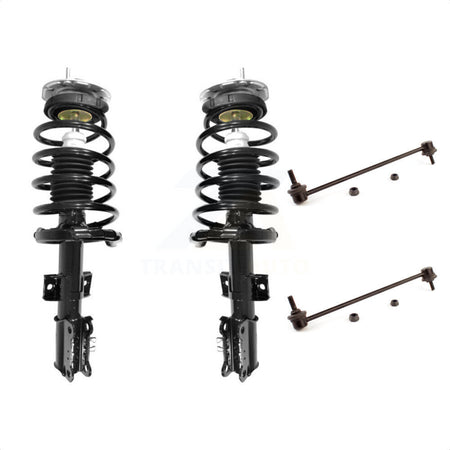 Front Complete Shock Assembly And TOR Link Kit For Volvo S60 V70 S80 Excludes Sport 4C Adaptive Suspension KSS-100781 by Transit Auto