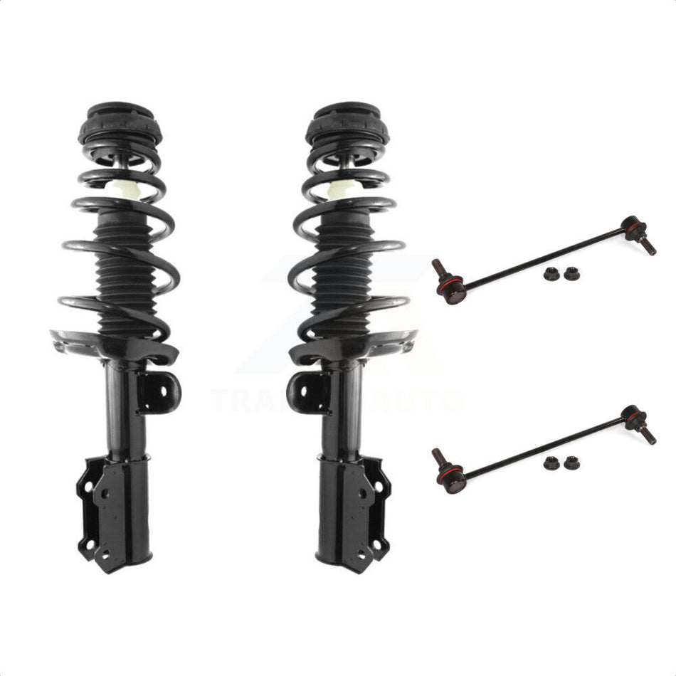 Front Complete Shock Assembly And TOR Link Kit For 2012-2015 Chevrolet Cruze Excludes Sport Suspension; Fits Vehicles built after to VIN #C7239134 KSS-100784 by Transit Auto