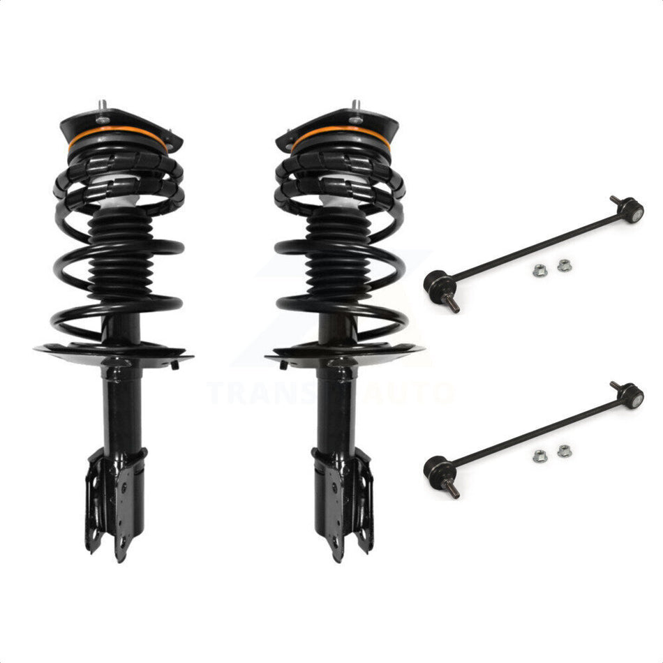 Front Complete Shock Assembly And TQ Link Kit For 2008-2009 Buick LaCrosse Allure Excludes 17" 18" Wheels Police Taxi Models 5.3L KSS-100807 by Transit Auto