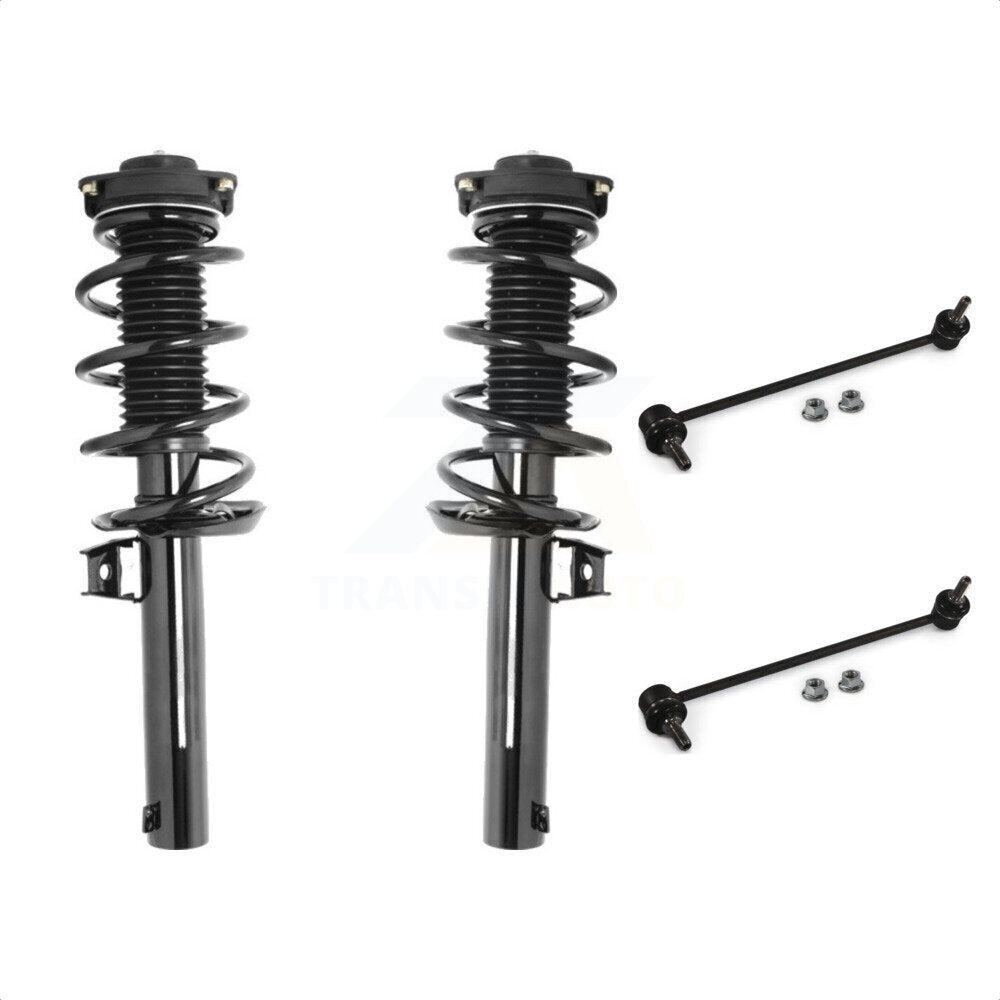 Front Complete Shock Assembly And TQ Link Kit For Volkswagen Tiguan Limited KSS-100815 by Transit Auto