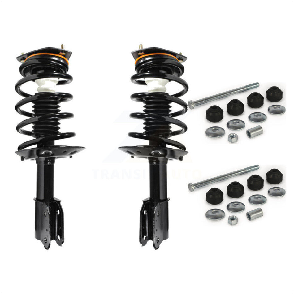 Front Complete Shock Assembly And TQ Link Kit For Chevrolet Venture Pontiac Montana Oldsmobile Silhouette Trans Sport KSS-100827 by Transit Auto