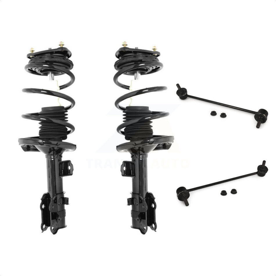 Front Complete Shock Assembly And TQ Link Kit For Hyundai Accent Kia Rio Rio5 KSS-100859 by Transit Auto